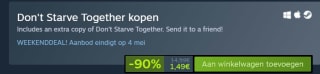 Dont starve together voor €1,49 bij Steam