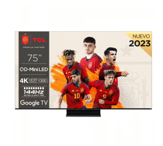 TCL 75QM8B 75C805 TV MiniLED 75" QLED 144Hz por 999€