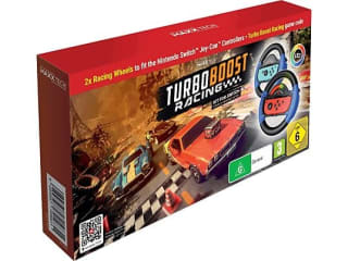 Nintendo Switch Turbo Boost Racing (Código en la caja) + 2 Volantes por 14,99€
