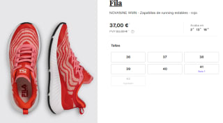 Zapatillas de Running para Mujer Fila NOVANINE por 37€