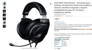 Asus ROG Theta Electret Auriculares Gaming por 134,69€