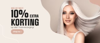 10% extra korting op haarverzorging bij Haarshop