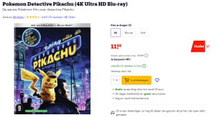 WARNER BROS Pokemon Detective Pikachu (4K Ultra HD Blu-ray) voor €11,68 bij Bol