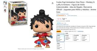 Funko Pop! Animation: One Piece - Monkey D. Luffy In Kimono por 11,26€