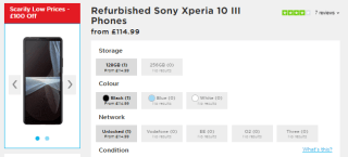 Catch the Sony Xperia 10 III from Envirofone as low as £114.99