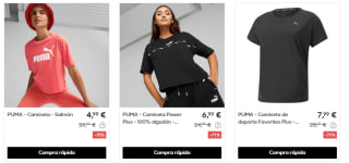 Hasta 80% descuento en ropa y calzado Puma desde 4,99€ ofertazas