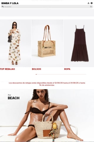 Rebajas con hasta -50% Bimba y Lola.