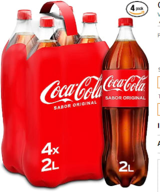 Pack x4 Coca-Cola Sabor Original 2L por 6.93€