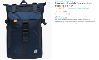 Mochila Mr Wonderful New adventures begin por 15.04€