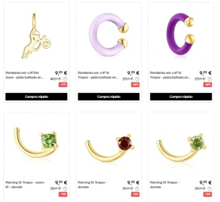Rebajas hasta 80% + 10€ EXTRA descuento en joyería TOUS