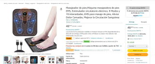Masajeador de Pies con 8 Modos 19 Intensidades por 13.95€