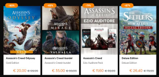 Tot 80% korting op diverse games bij Ubisoft