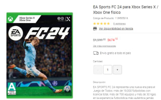 EA Sports FC 24 para Xbox por $674 en Liverpool