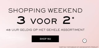 2+1 gratis op alles bij Lancôme