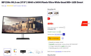 HP Z38c (Z4W65A4) monitor voor €899 bij Bol