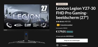 Lenovo Legion Y27-30 27inch FHD Pro Gaming Monitor voor €179,01 bij Lenovo