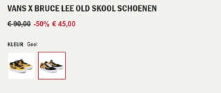 Vans Old Skool Sneakers X Bruce Lee voor €45 bij Vans