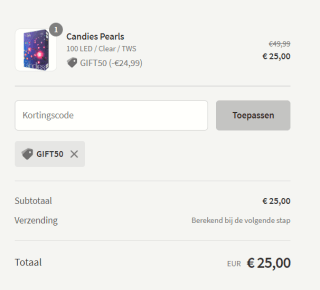 Twinkly kortingscode voor 50% korting op geselecteerde Twinkly producten