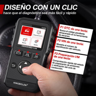 Herramienta de diagnóstico profesional para coche Kingbolen a solo 13,90€