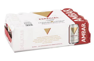 48 Latas 2 Pack de 24 Ambar Especial Lata de 33cl a solo 22,91€