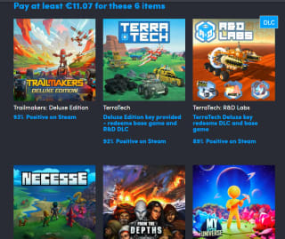 Creative Sandbox Bundle vanaf €11,07 bij Humble Bundle