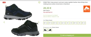 Ozark Trail Camp unisex wandelschoenen voor €20,33 bij Outlet46