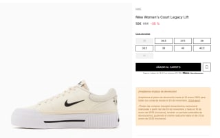 20% descuento extra en tu compra en calzado de marca. Precios de locura