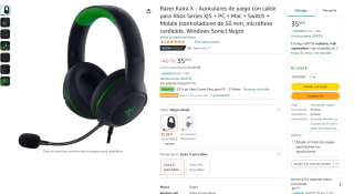 Marca Razer Kaira X ,Auriculares de juego con cable para Xbox Series X|S + PC + Mac + Switch + Mobile por 35,99€