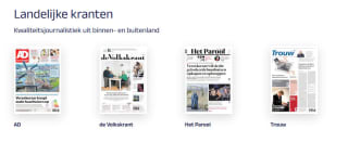 4 weken de krant voor €4 bij Kiosk