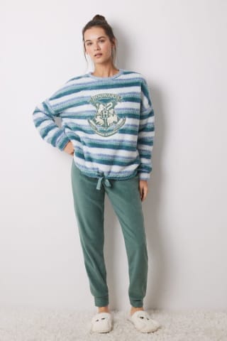 Pijama polar rayas estrellas Harry Potter Women'secret por 9,99€ 2ª unidad al 50%