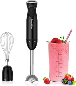 BonsenKitchen Batidora de mano 3 en 1 1000W por 23,99€