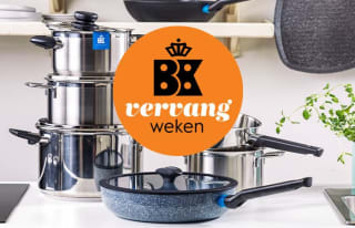 Bij Blokker Vervang nu je oude pan en krijg 25% korting bij aankoop van een nieuwe BK pan!