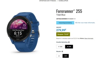 Garmin Forerunner 255 Sporthorloge voor €279,99 bij Garmin