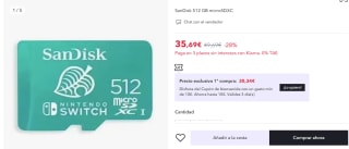 Tarjeta Micro SD SanDisk 512GB por 30,34€