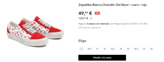 Zapatillas Casual Vans Vault Old Skool VLT LX x Bianca Chandôn por 49.99€