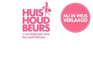 Avond tickets Huishoudbeurs -22/23 februari- voor €3,95 p.p.