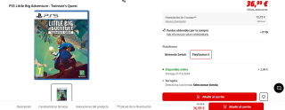 Juego Little Big Adventure. Twinsen's Quest Limited Edition PS5/Nintendo por 36,99€