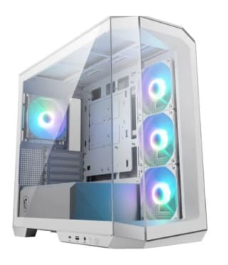 Caja MSI MAG PANO M100R PZ Cristal Templado USB 3.2 Blanca por 109.98€