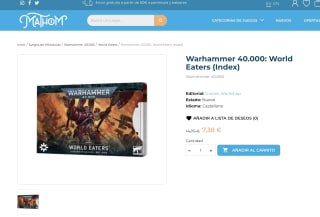 Warhammer 40.000: World Eaters Index por 7,38€