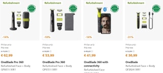 Tot 40% op refurbished producten bij Philips