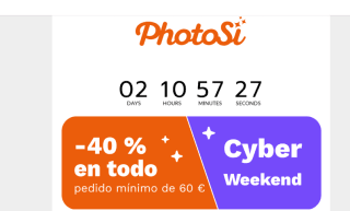 40% descuento en pedido mñinmo de 60€