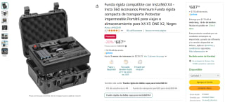Funda Rígida para Insta360 X4 por $688 | Descuento Amazon