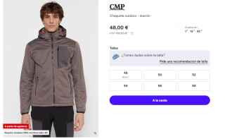 Chaqueta outdoor para Hombre CMP por 48€