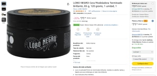 Cera Lobo Negro Mate/Brillante por $72 | Descuento Amazon