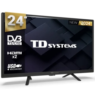 Televisor 24" HD, USB Grabador reproductor, Sintonizador digital DVB-T2/C/S2 - TD Systems PRIME24C19H por 71.99€ (Cuenta Nueva 59.99€)
