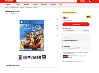 Videojuego SandLand PS4 por solo 15,97€
