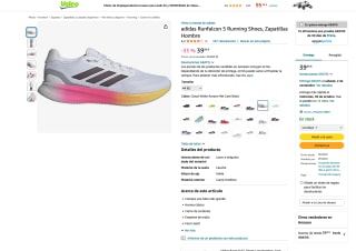 Zapatillas Adidas Runfalcon 5 Running Shoes Hombre por solo 39,99€