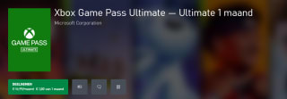 Xbox Game Pass Ultimate 1 maand voor €1