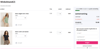 2e dames basic voor €1 bij terStal