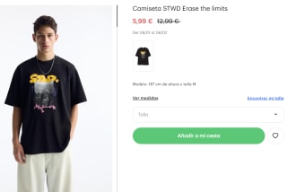 Camiseta STWD Erase the limits deHombre por 5.99€